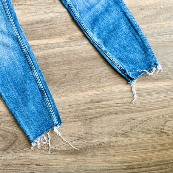 Zara Woman Premium Denim Floral Embroidered Jeans – Size 6 - Picture 8 of 11